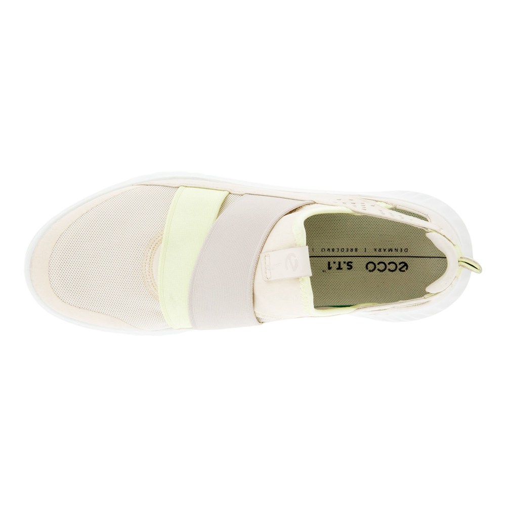 Slip On Mujer - ECCO St.1 Lite Sneakers - Beige - SCD932071